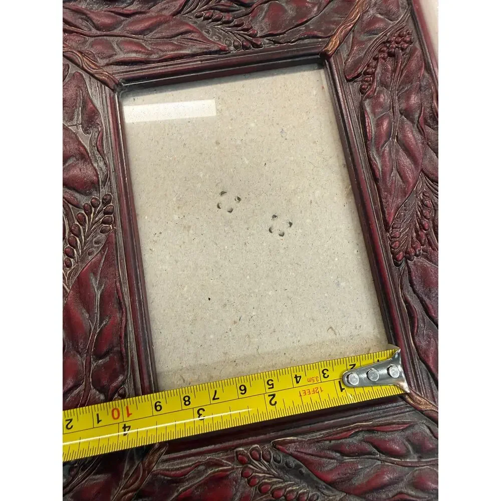 Collection of 3 Vintage Desktop Frames 4X6 Brown and White